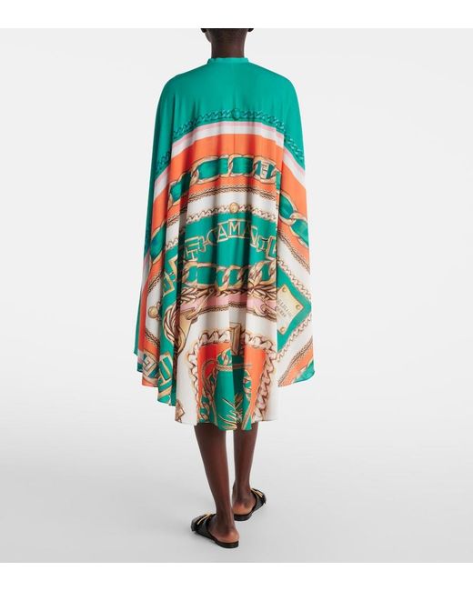 Balmain Blue Printed Kaftan