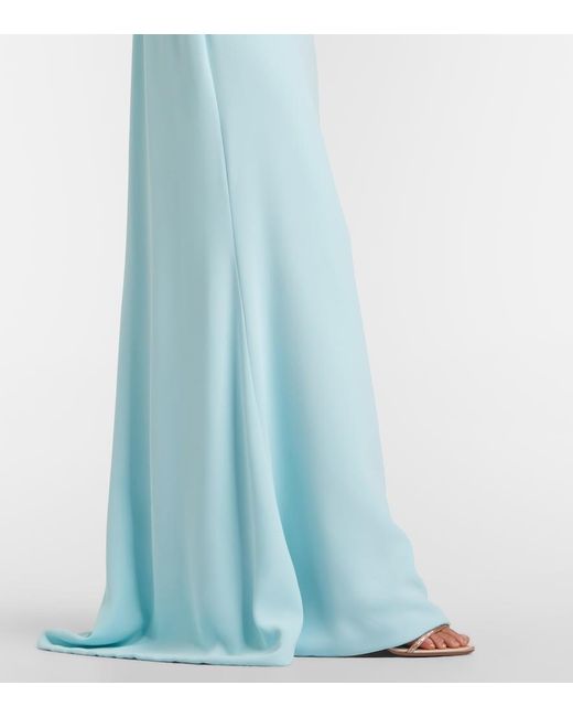 Costarellos Blue Embellished Gown