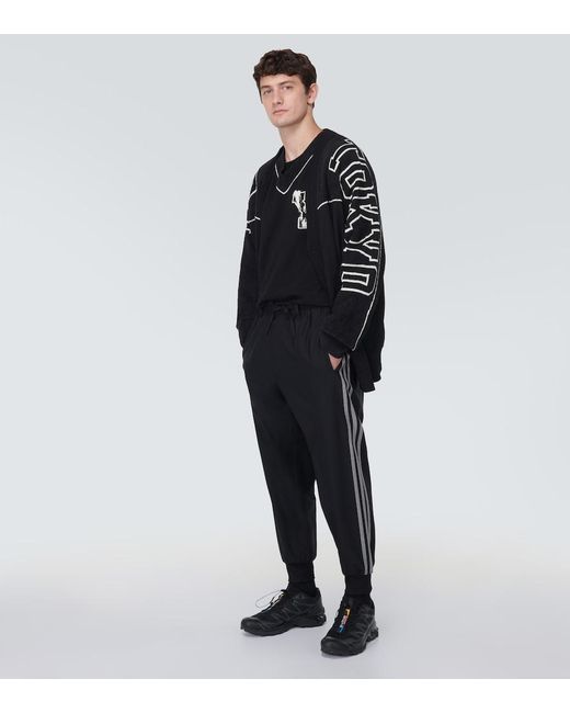 Y-3 Black Logo Cardigan for men