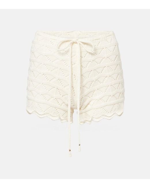 Bananhot Natural Shorts Mina Aus Haekelstrick