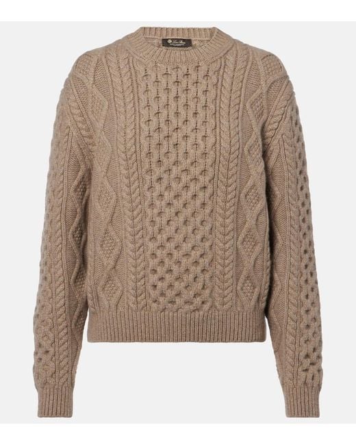 Jersey Eyre Aran De Cachemir Loro Piana de color Brown