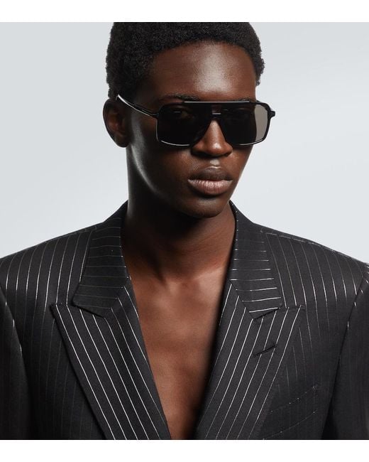 Tom Ford Gray Kemp Aviator Sunglasses for men