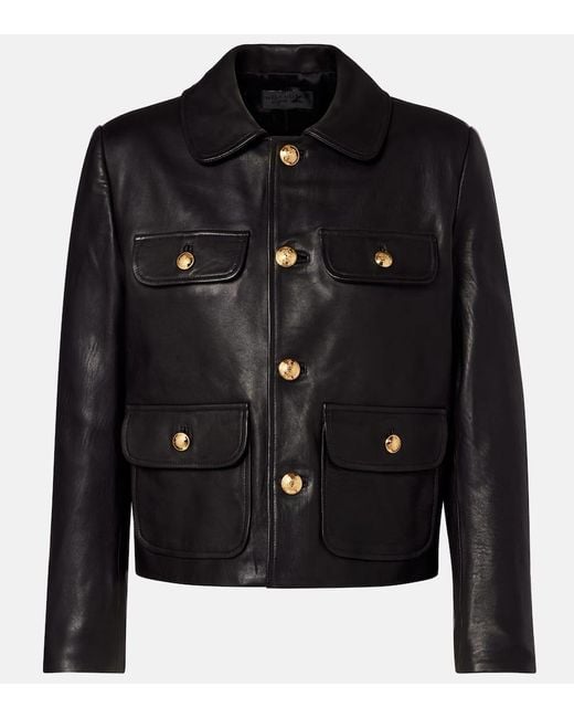 Nili Lotan Black Chamonix Leather Jacket