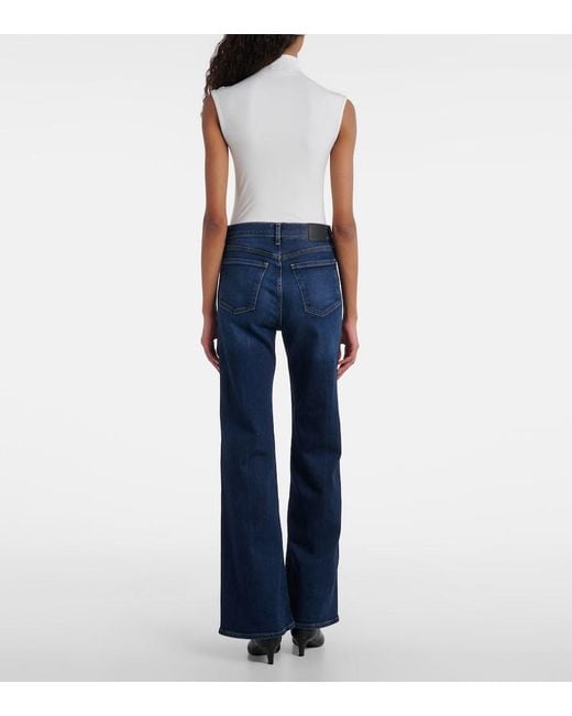 Citizens of Humanity Blue Kimberly Mid-Rise Flared Jeans