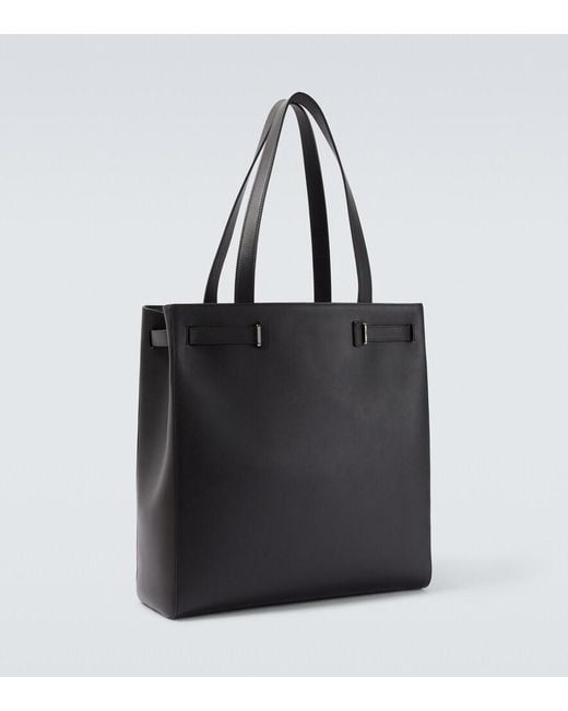 Christian Louboutin Black Kypipouch Leather Tote Bag for men