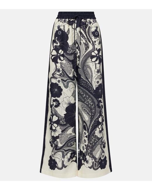 Pantaloni Mickey A Gamba Larga di ALÉMAIS in White