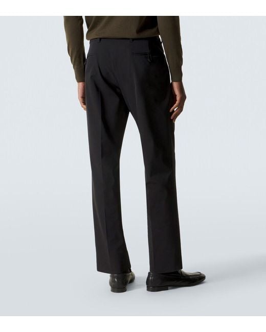 Prada Black Technical Straight Pants for men