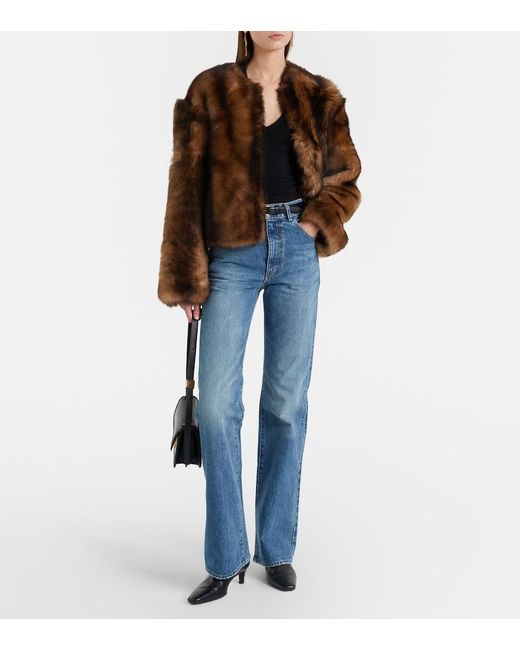 Nili Lotan Brown Elan Shearling Jacket