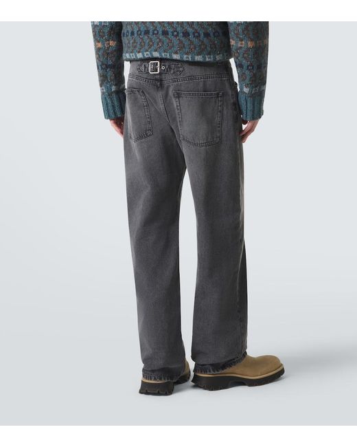 Loewe Gray Straight Jeans for men