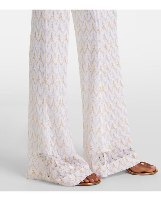 Missoni White Lame Tank Top