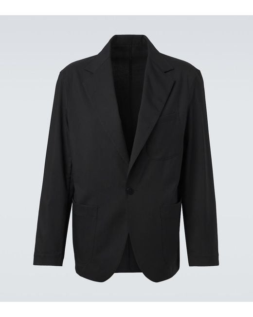 STÒFFA Black Wool Blazer for men