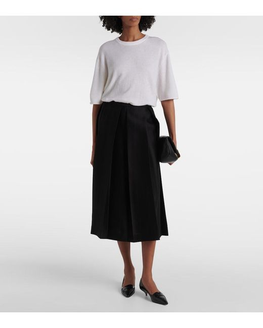 Jardin Des Orangers White Cashmere Top