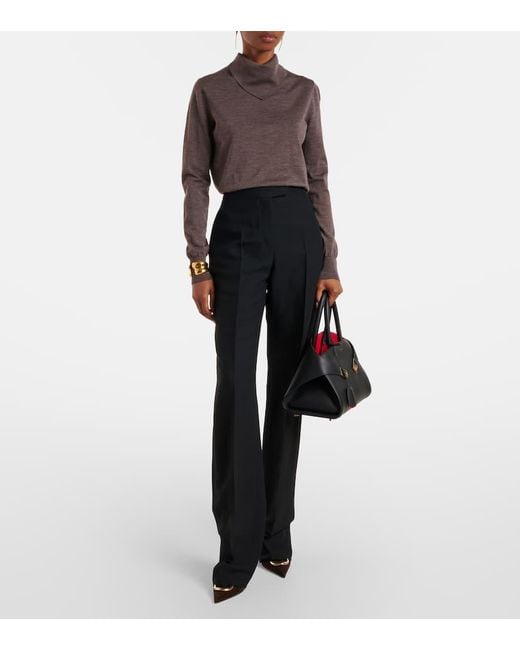 Ferragamo Black Tote Bag Hug Aus Leder