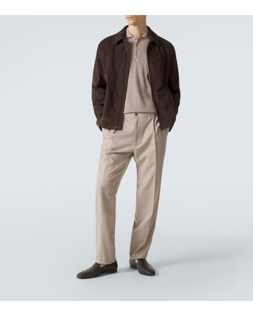 Dunhill Natural Wool Chinos for men