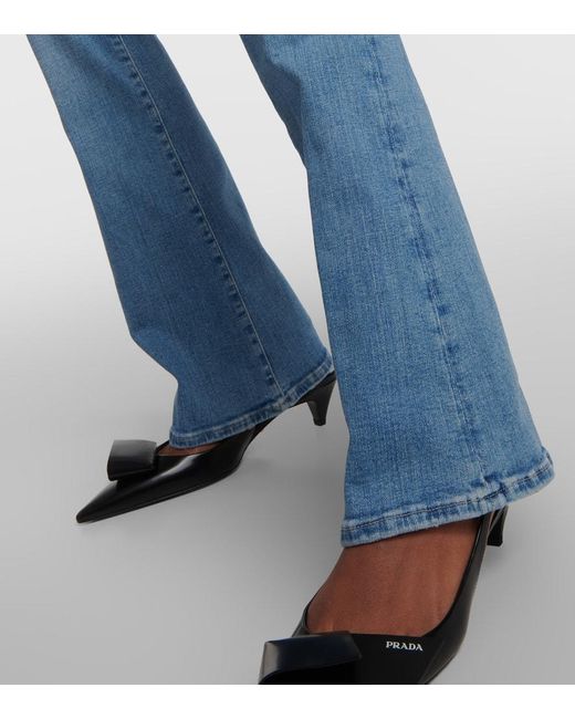 Jeans Bootcut Con Tiro Medio 7 For All Mankind de color Blue