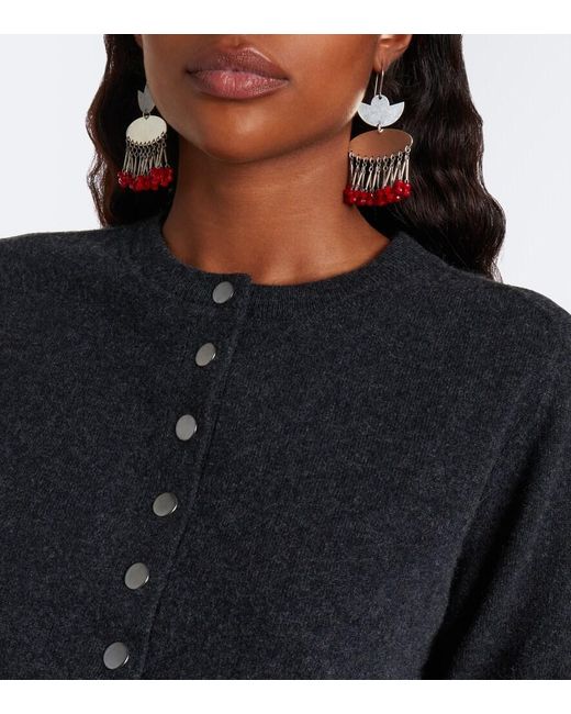 Isabel Marant Black Idesia Wool And Cashmere Cardigan