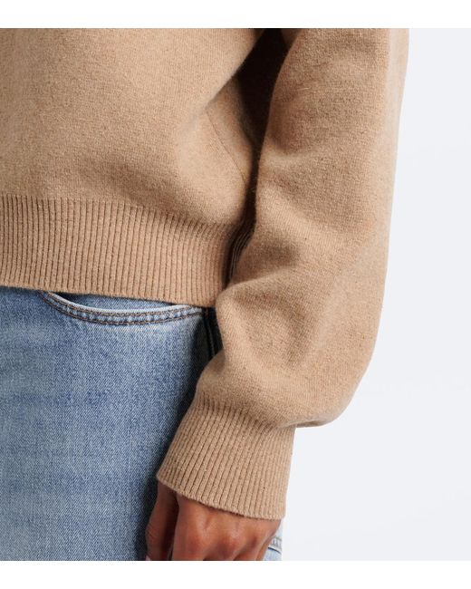 Rohe Natural Wool-Blend Half-Zip Sweater