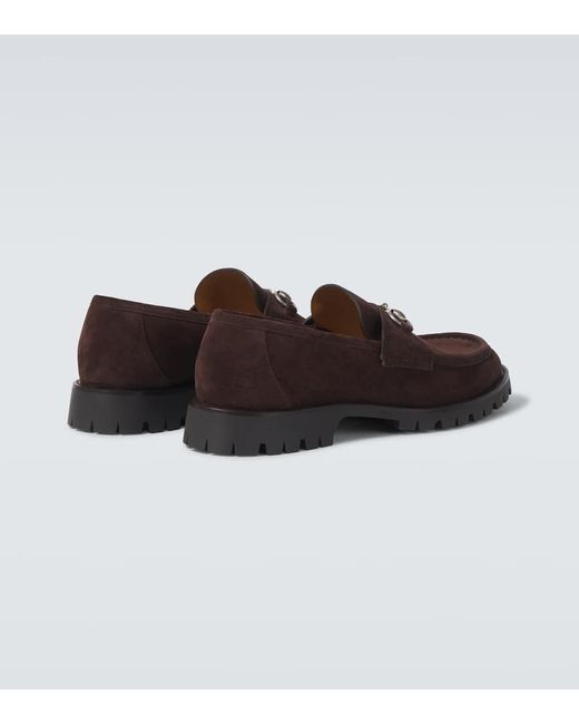 Gucci Brown Loafer With Horsebit for men