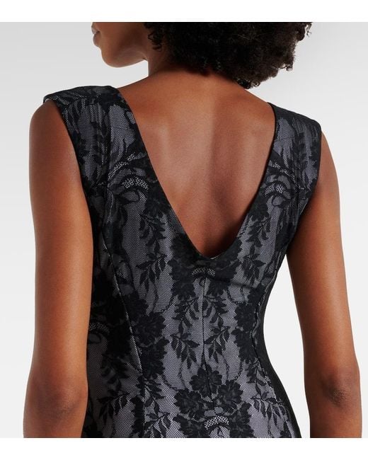 Abito Lungo Grace di Norma Kamali in Black