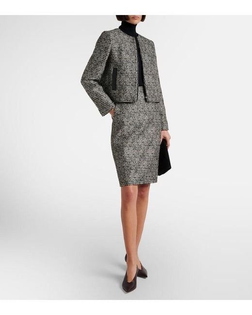 Max Mara Black Boa Virgin Wool Sweater