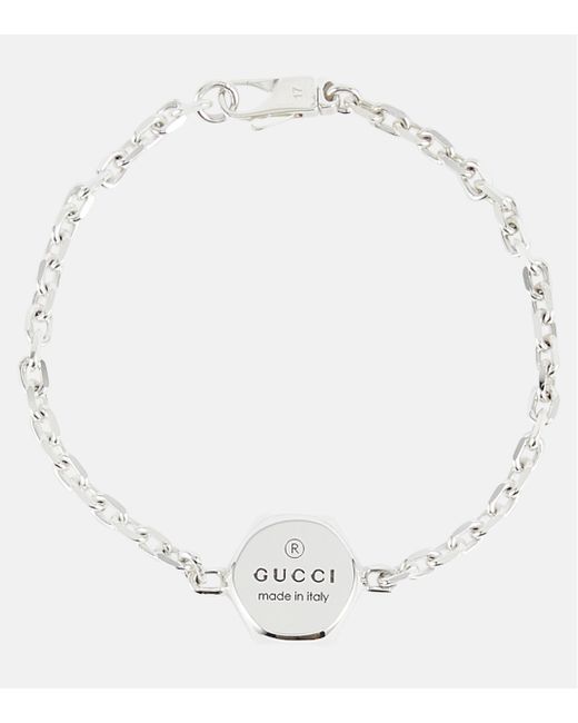 Bracelet en massif trademark Gucci en coloris Metallic