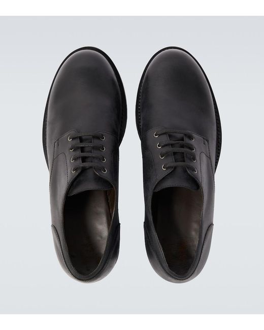 Stringate Derby di The Row in Black da Uomo
