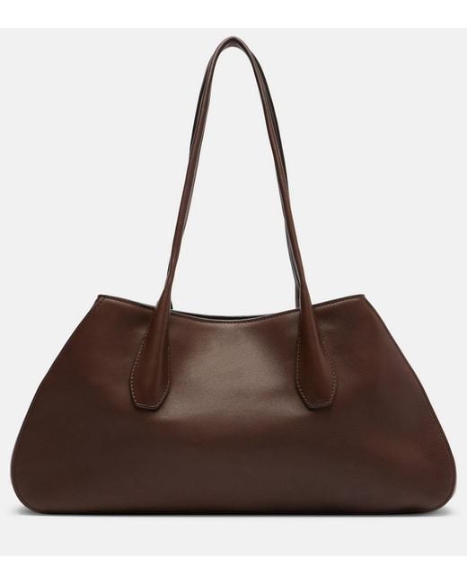 Borsa A Spalla Alger Medium di The Row in Brown