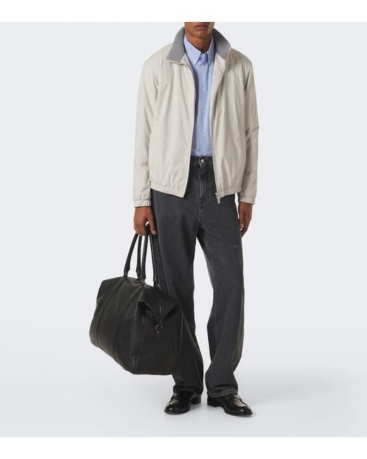Lardini White Technical Jacket for men