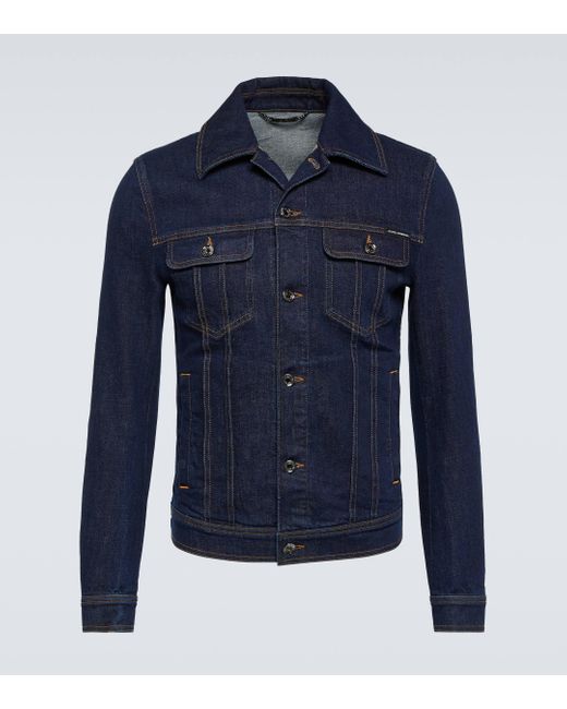 Dolce & Gabbana Blue Denim Jacket for men