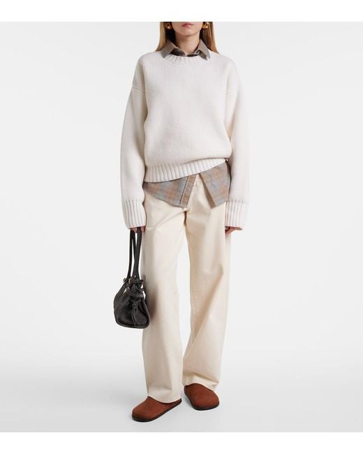 Rohe White Wool Sweater