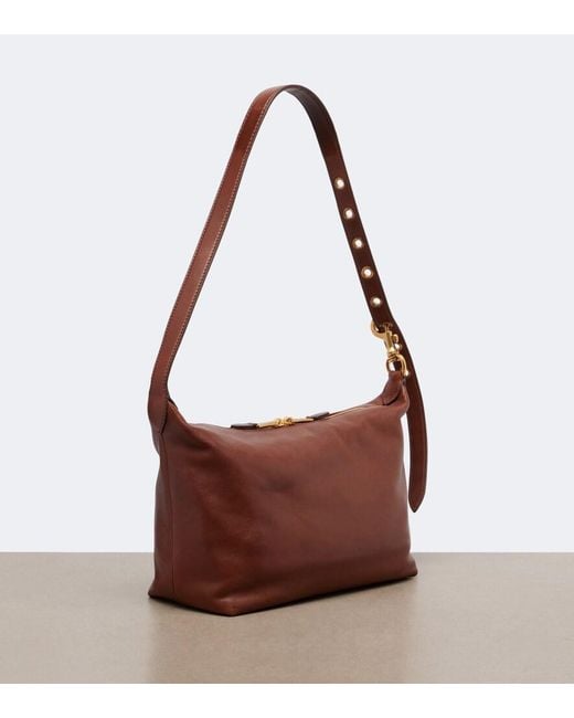 Miu Miu Red Spirit Leather Shoulder Bag