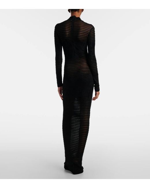 Mugler Black Re/Edit Robe