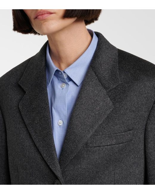 The Row Black Lasonne Cashmere Blazer