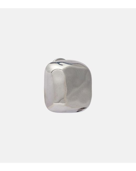 DEHANCHE White Tetra Small Sterling Earrings