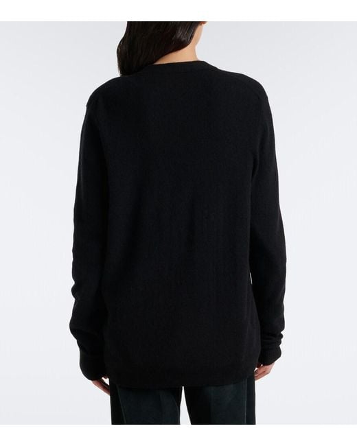 The Row Blue Pelagia Cashmere Cardigan