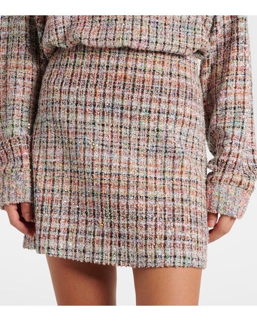Missoni Multicolor Sequined Lame Miniskirt