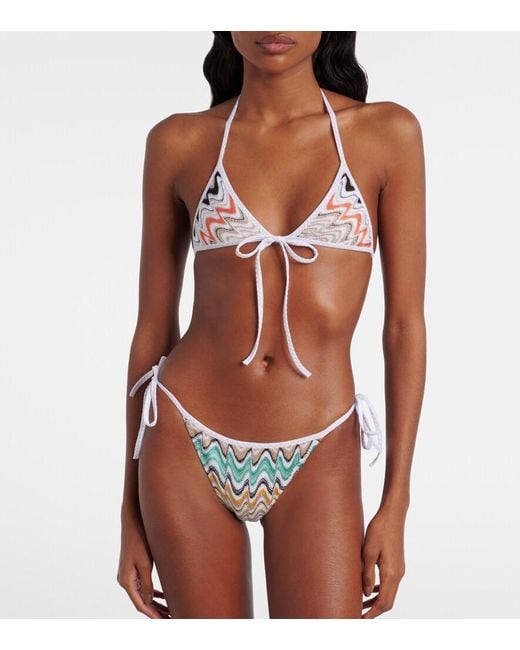 Bikini Wave Missoni de color White