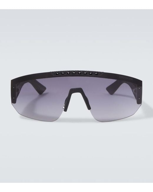 Dior Blue Dior3D M2U Shield Sunglasses for men
