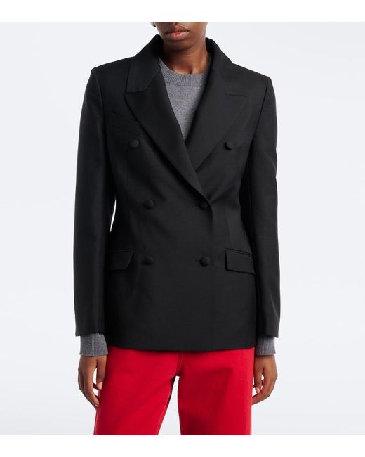 Rohe Black Wool And Mohair Blazer