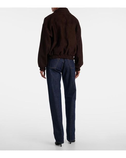 Magda Butrym Brown Suede Jacket