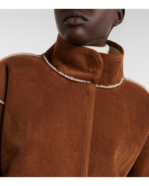 Velvet Brown Kelly Cropped Jacket