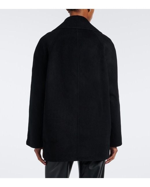Loulou de Saison Black Neil Wool And Cashmere Jacket