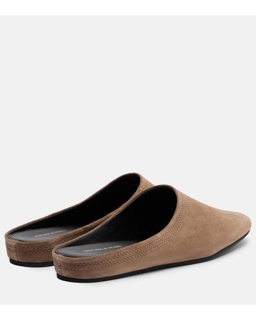 Veronica Beard Brown Narcisa Suede Mules