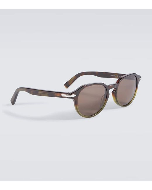 Dior Runde Sonnenbrille DiorBlackSuit R2I in Brown für Herren