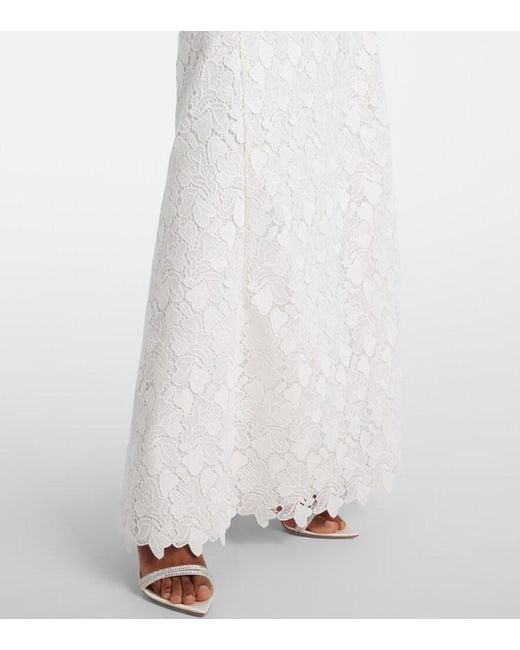 Giambattista Valli White Macrame Gown