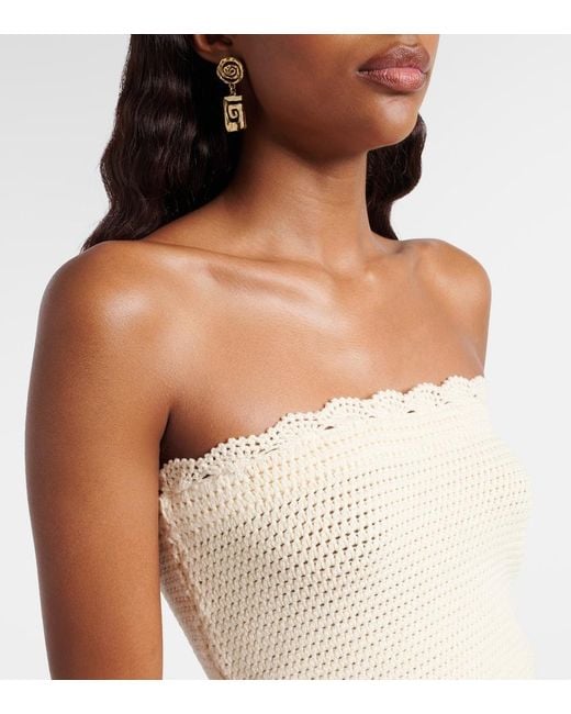 Posse Natural Dylan Crochet Crop Top
