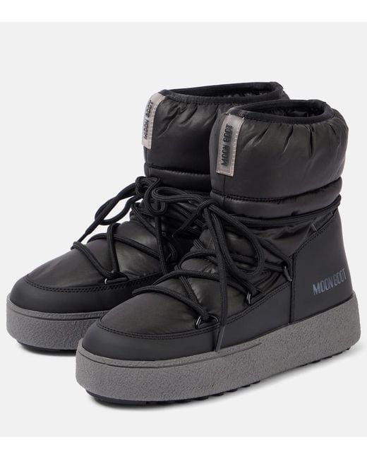 Moon Boot Black Ltrack Low Snow Boots