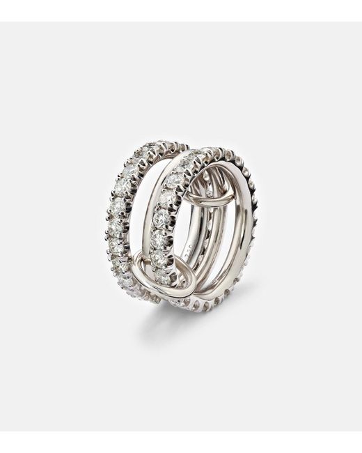 Anillo Juno de oro de 18 ct con diamantes Spinelli Kilcollin de color Metallic