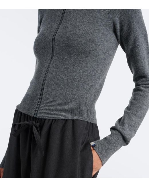 Extreme Cashmere Blue N°494 Tangerine Cashmere-Blend Cardigan