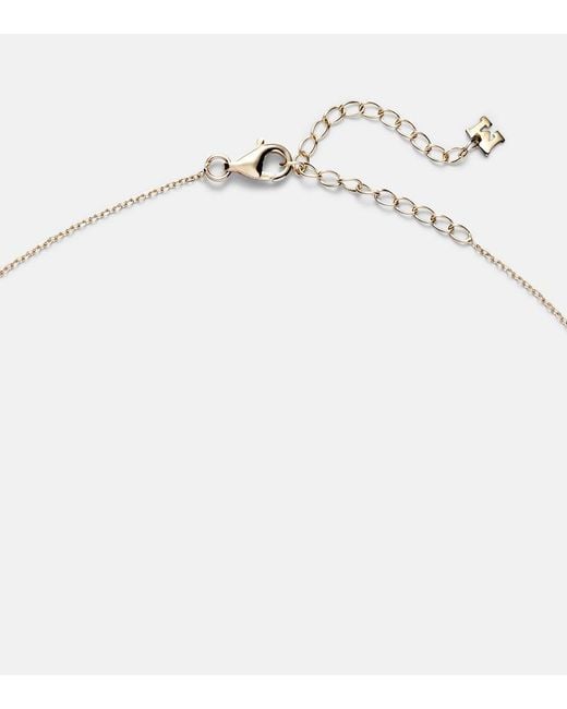 Mateo White 14Kt Necklace With Topaz And Diamonds